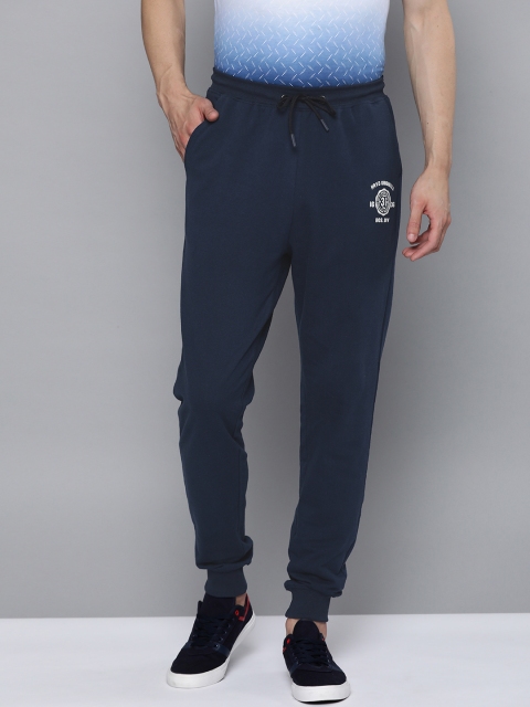 

Harvard Men Navy Solid Joggers, Navy blue
