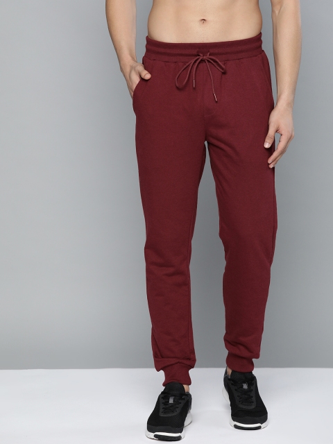 

Harvard Men Maroon Solid Joggers