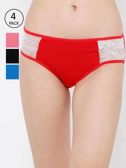 

Heart 2 Heart Women Pack of 4 Assorted Hipster Briefs UW106ALIA