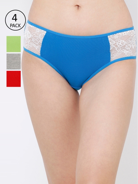 

Heart 2 Heart Women Pack of 4 Assorted Hipster Briefs UW103ALIA