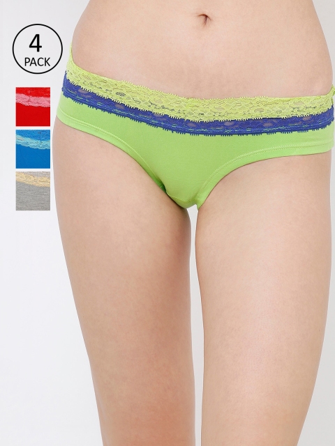 

Heart 2 Heart Women Pack of 4 Assorted Hipster Briefs UW97AVA
