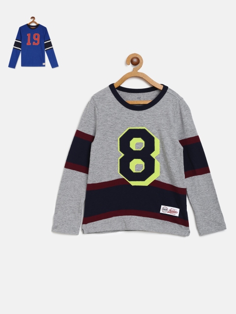 

GAP Boys Set Of 2 T-Shirts, Grey melange