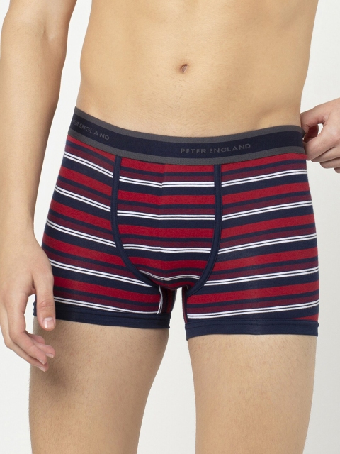

Peter England Men Red & Blue Striped Trunks PIWTSRD9156023