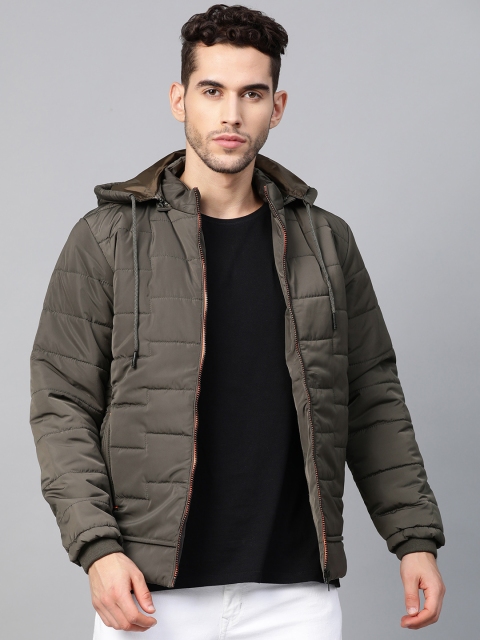 

Foreign Culture By Fort Collins Men Charcoal Grey Solid Lightweight Padded Jacket
