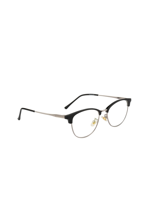 

Ted Smith Unisex Gunmetal-Toned Colourblocked Full Rim Wayfarer Frames TS-NC-9359_C1, Metallic