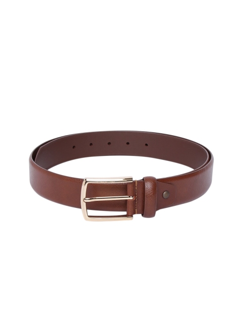 

Van Heusen Men Tan Solid Leather Belt