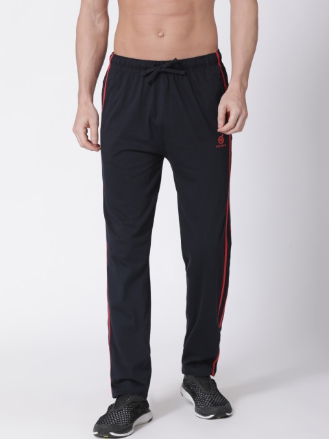 

Macroman M-Series Men Navy Blue Solid Track Pants