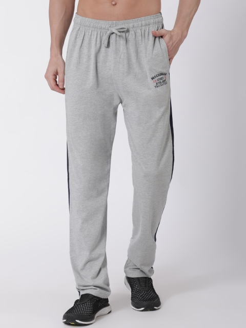 

Macroman M-Series Men Grey Melange Solid Track Pants