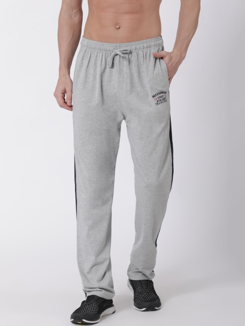 

Macroman M-Series Men Grey Melange Solid Track Pants