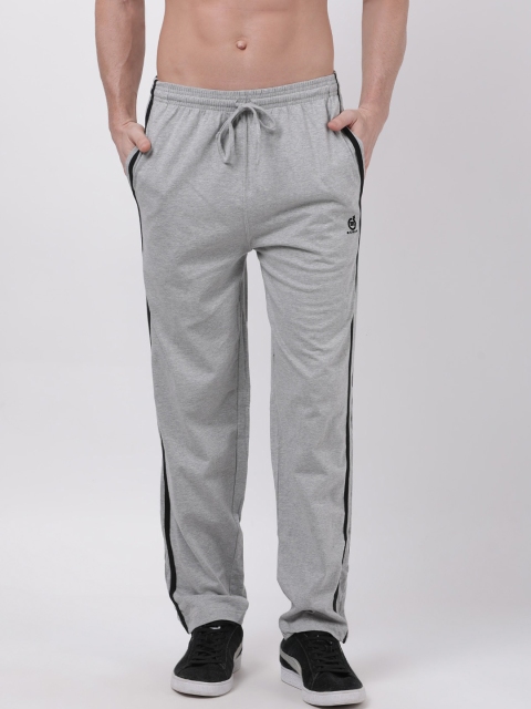 

Macroman M-Series Men Grey Melange Solid Track Pants