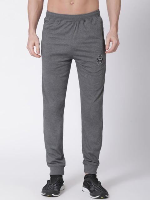 

Macroman M-Series Men Charcoal Grey Solid Joggers