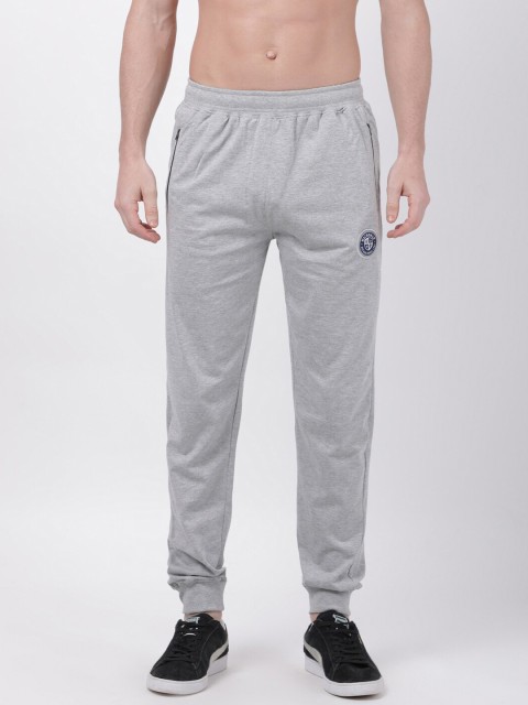 

Macroman M-Series Men Grey Melange Solid Joggers