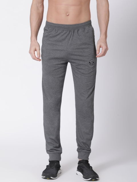 

Macroman M-Series Men Charcoal Grey Solid Joggers