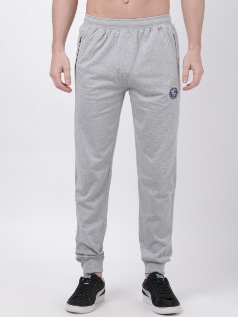 

Macroman M-Series Men Grey Melange Solid Joggers