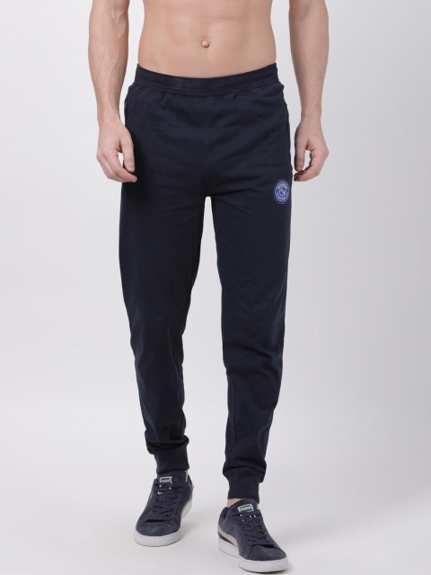 

Macroman M-Series Men Blue Solid Joggers