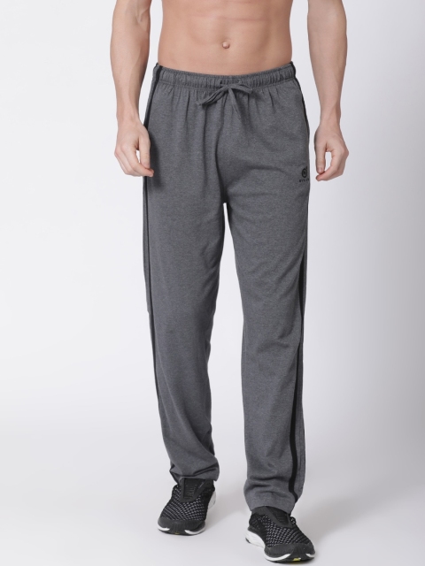 

Macroman M-Series Men Charcoal Grey Solid Track Pants