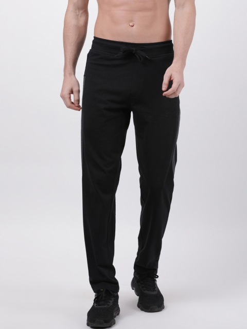 

Macroman M-Series Men Black Solid Track Pants