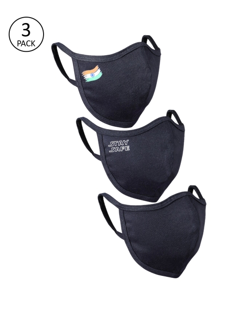 

MAGIC TEES Boys Black 3 Pcs 2-Ply Reusable Outdoor Masks