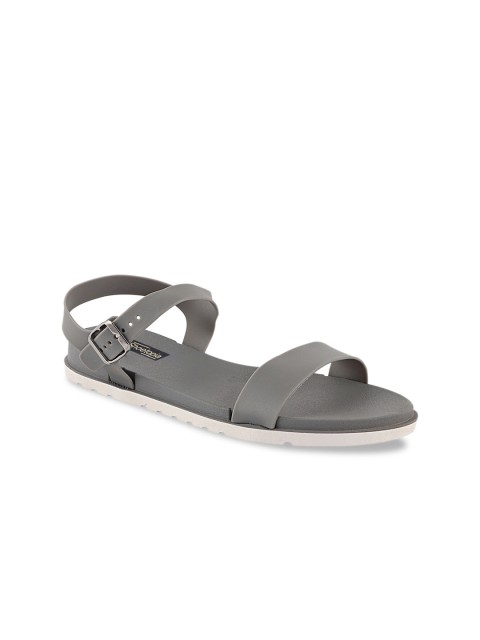

Shoetopia Women Grey Solid Open Toe Flats