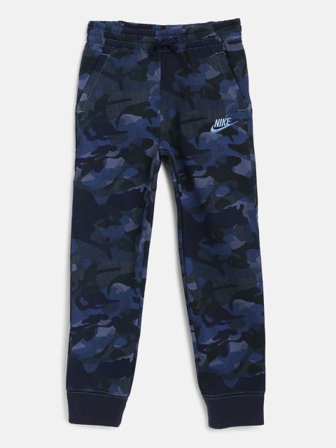 

Nike Boys Navy Club Camouflage Print Joggers, Navy blue