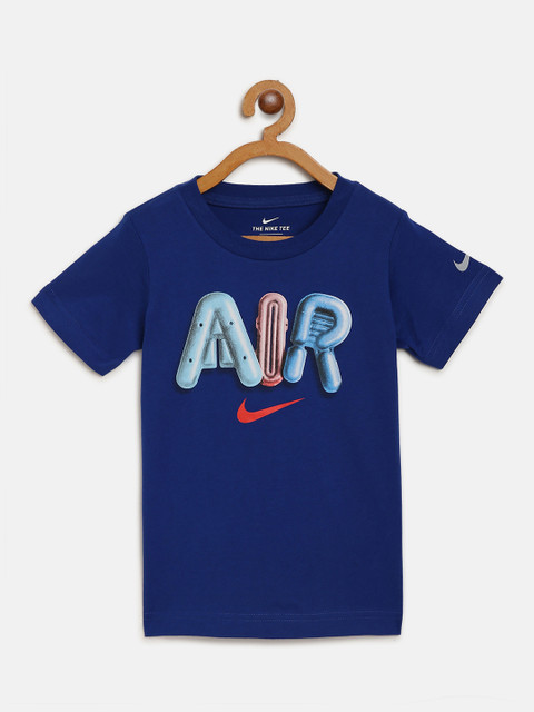 

Nike Boys Blue Air Bubble Print T-shirt
