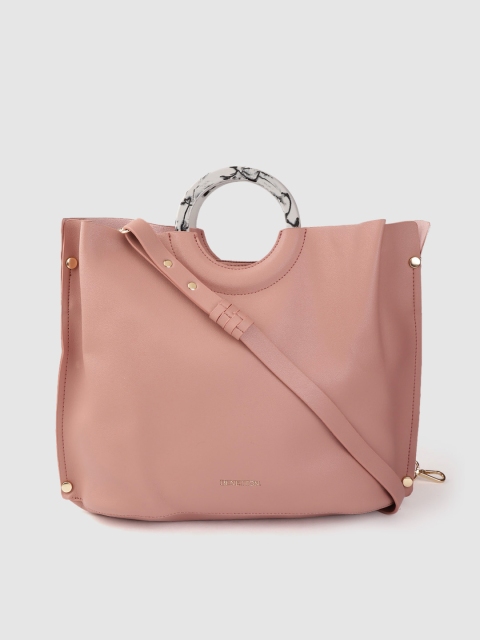 

United Colors of Benetton Dusty Pink Solid Handheld Bag
