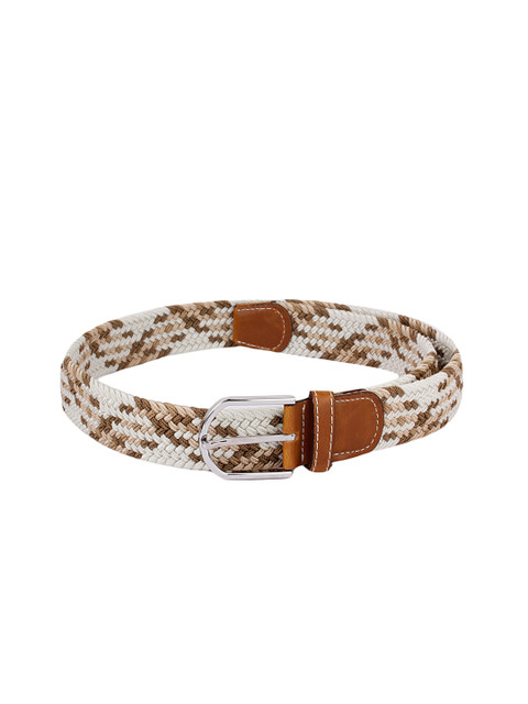 

Alvaro Castagnino Men White & Brown Belt