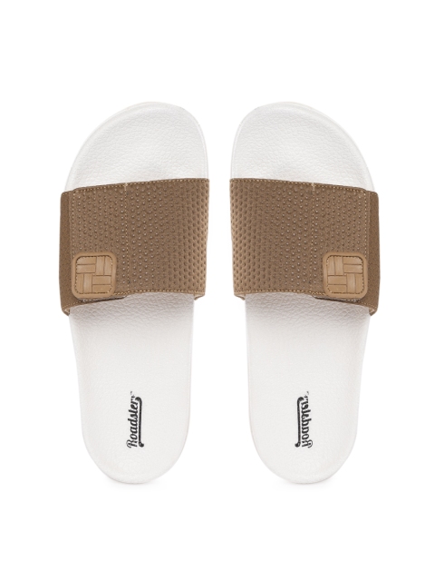 

Roadster Women Brown Perforated Sliders