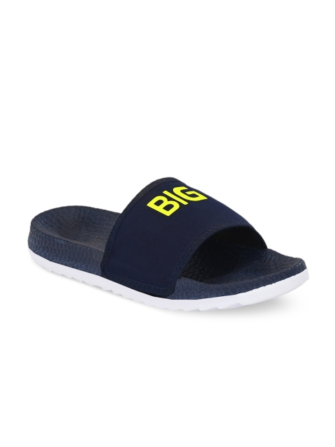 

Big Fox Men Navy Blue Solid Sliders