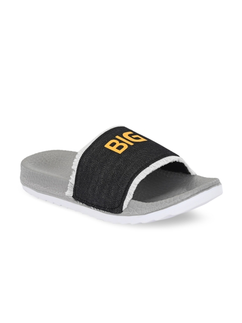 

Big Fox Men Black Printed Sliders