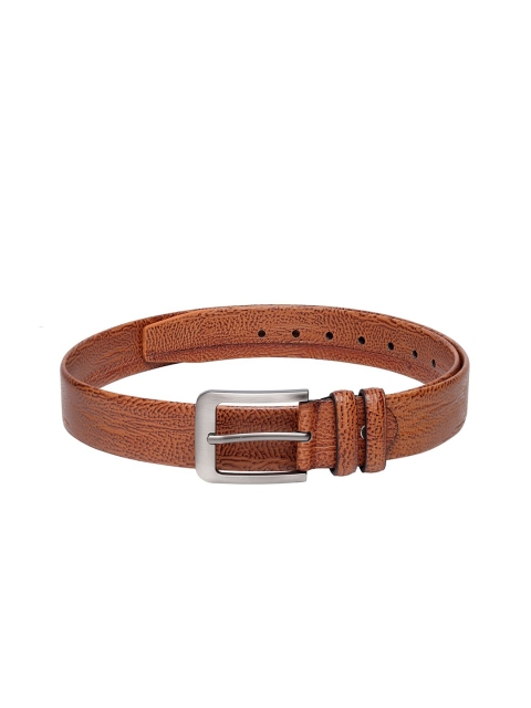 

Apsis Men Tan Brown Textured Leather Belt