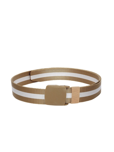 

Apsis Men Beige & Grey Striped Belt