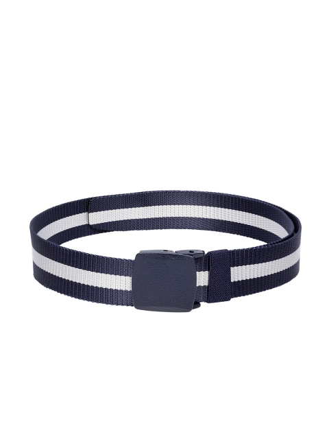 

Apsis Men Blue & White Striped Belt
