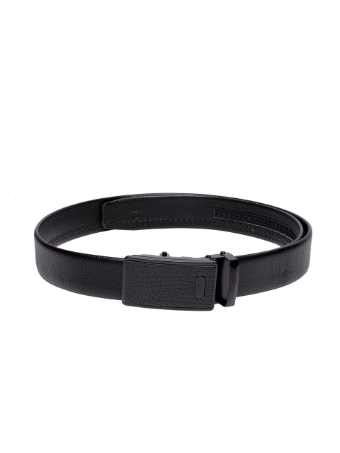

Apsis Men Black Solid Belt