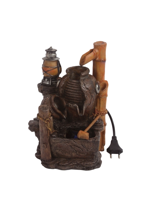 

TAYHAA Brown & Grey Water Fountain With Light