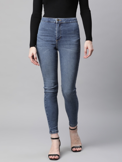 

Marks & Spencer Women Blue Super Skinny Fit Light Fade Jeggings