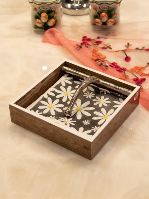 

Tistabene Brown Wood Tissue Holder