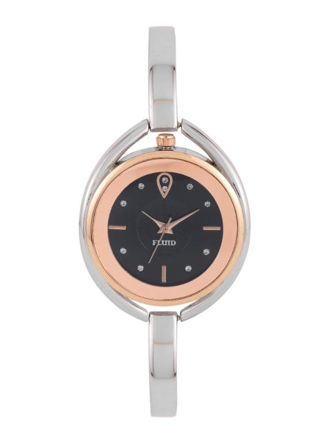 

FLUID Women Black Dial Watch FL-401-BK