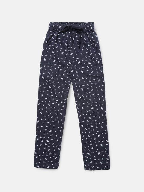 

Urban Dog Boys Navy Blue Printed Lounge Pants