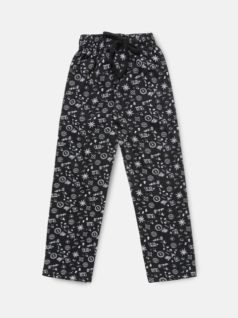 

Urban Dog Boys Black & White Printed Lounge Pants