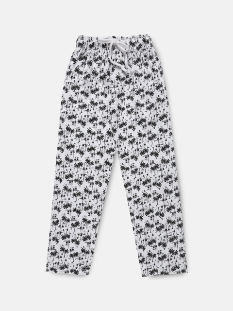 

Urban Dog Boys White & Black Printed Lounge Pants