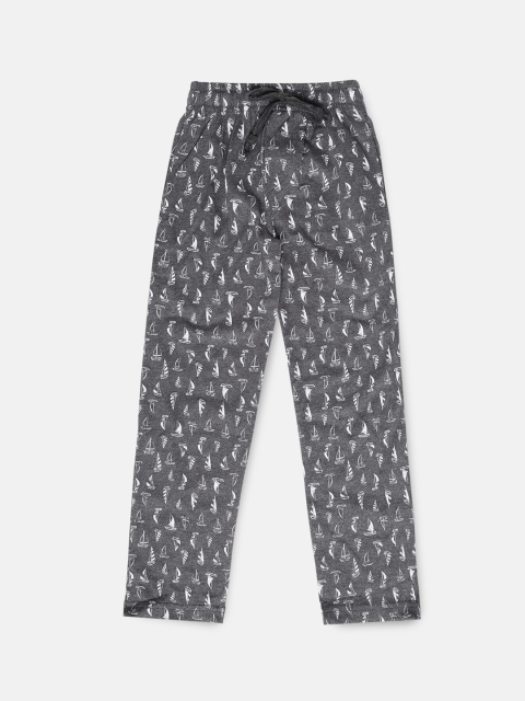 

Urban Dog Boys Grey & White Printed Lounge Pants UDKPYJ22