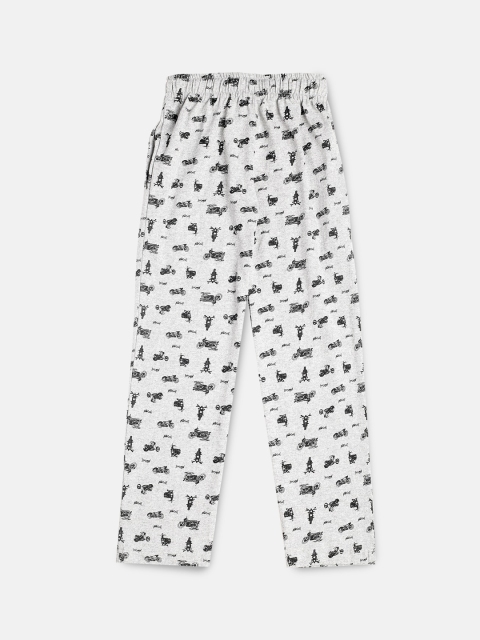 

Urban Dog Boys Grey Printed Lounge Pants