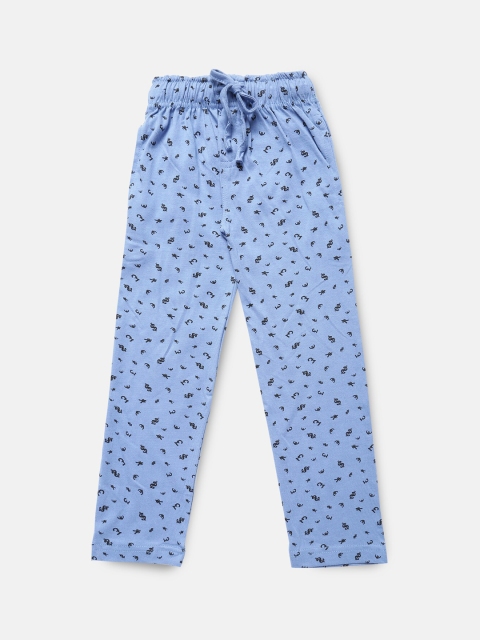 

Urban Dog Boys Blue & Black Printed Lounge Pants