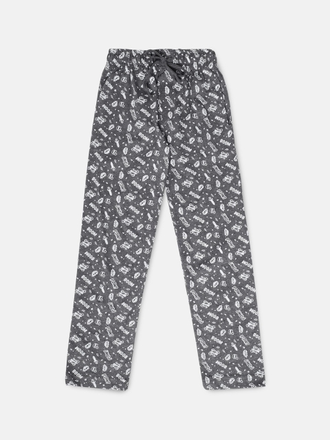 

Urban Dog Boys Grey Printed Lounge Pants