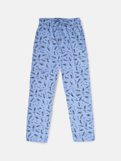 

Urban Dog Boys Blue Printed Lounge Pants