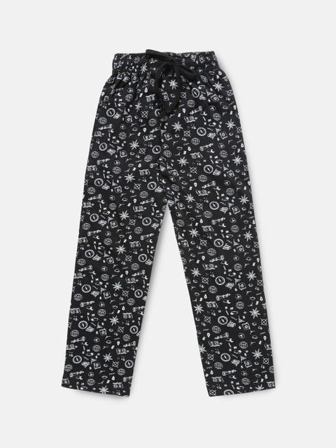 

Urban Dog Boys Black & White Printed Lounge Pants