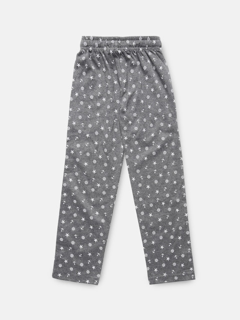 

Urban Dog Boys Charcoal Grey Printed Lounge Pants