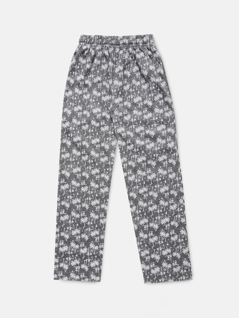 

Urban Dog Boys Grey & White Printed Lounge Pants
