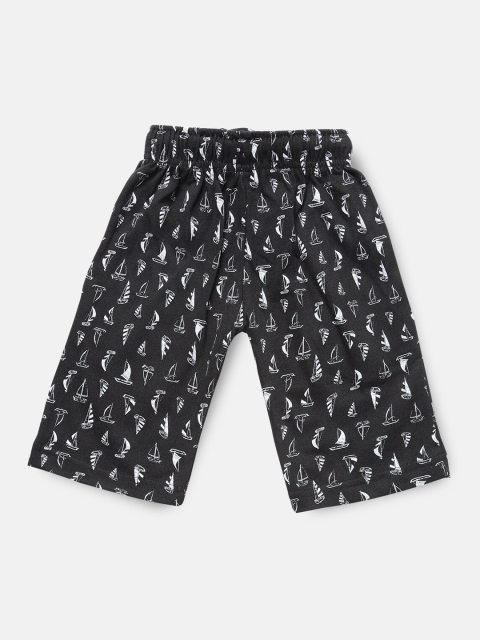 

Urban Dog Boys Black Printed Regular Fit Regular Shorts